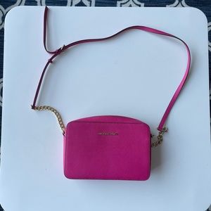 Pink Michael Kors Crossbody Bag